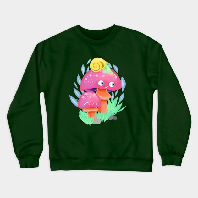 Momma Mushroom Crewneck Sweatshirt by Indicat